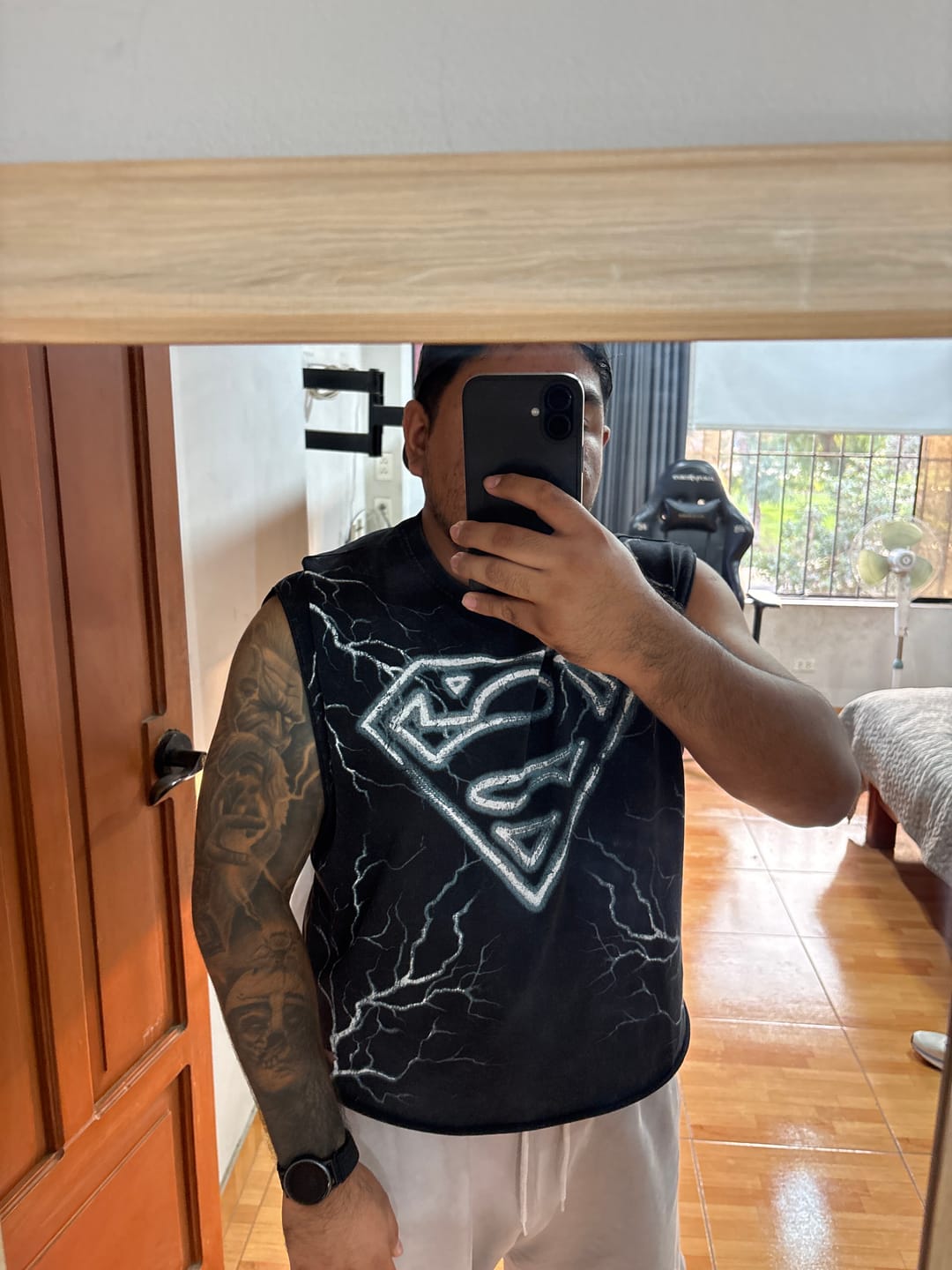 Customer photo review of 3004 - Superman Cut-Offs