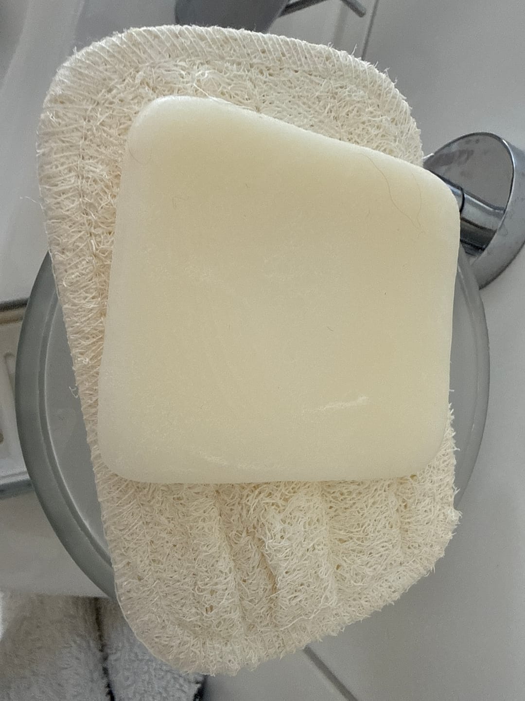 Customer photo review of Luffa Kissen Natur Eckig