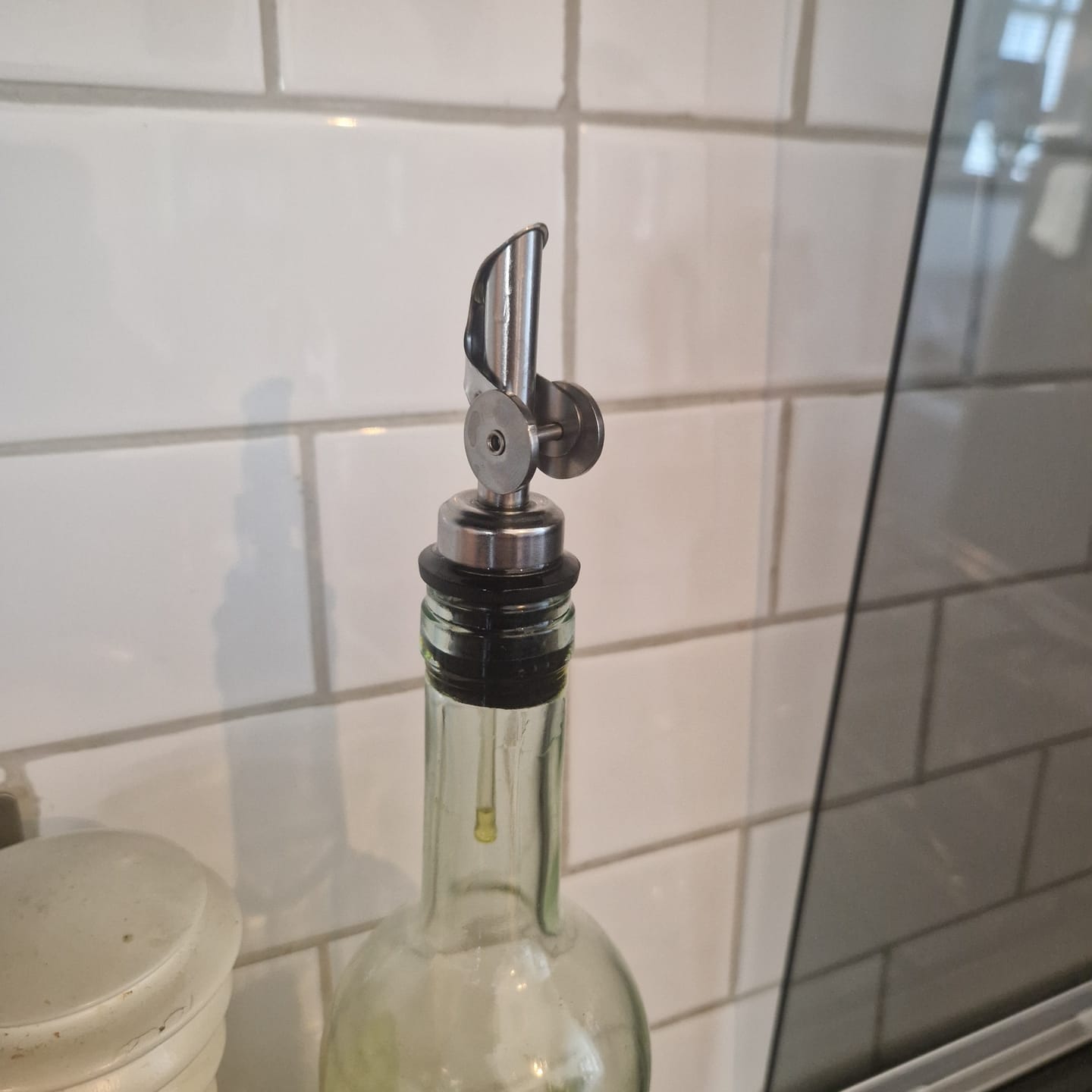 Customer photo review of Oil Bottle Replacement Pourer