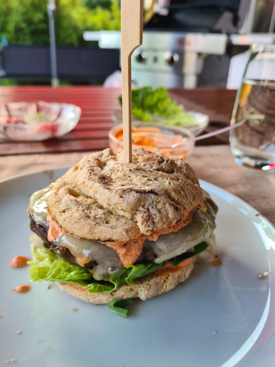 Customer photo review of GreenOx Burger