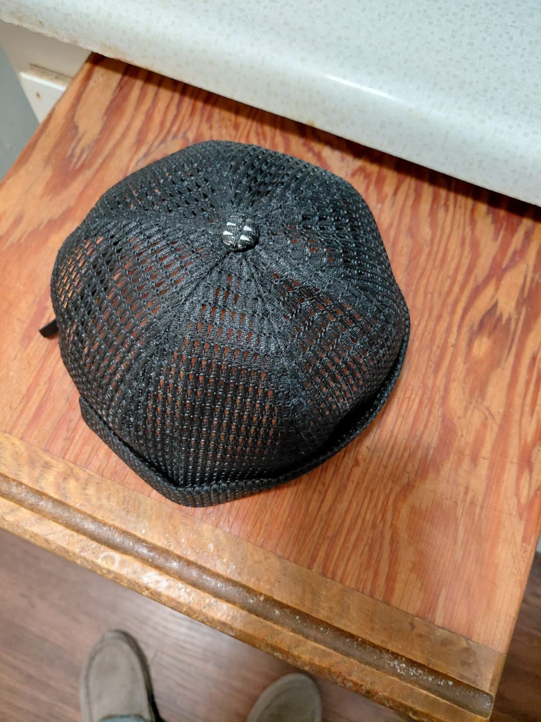 Customer photo review of Men’s Breathable Brimless Docker Hat – Lightweight Mesh Skull Cap for Summer Outdoor Wear