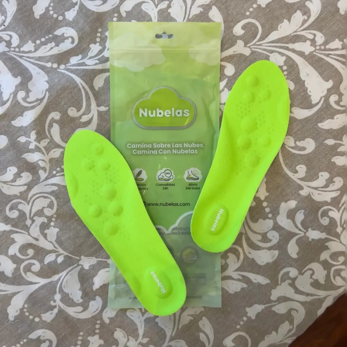Customer photo review of Plantillas Nubelas | Comodidad en cada pisada