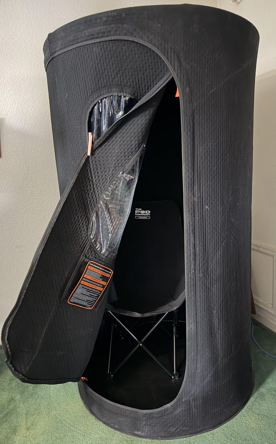 Customer photo review of The Sauna Pod 2.0