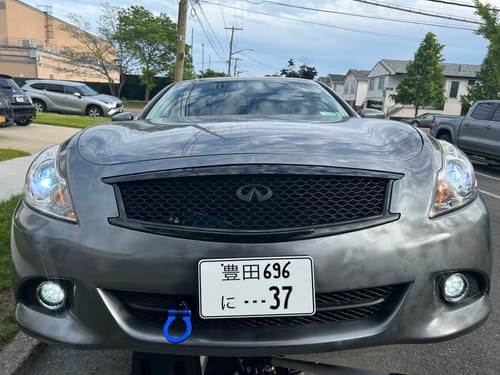 Customer photo review of Custom Japanese License Plate - Vanity & Magnetic Cover