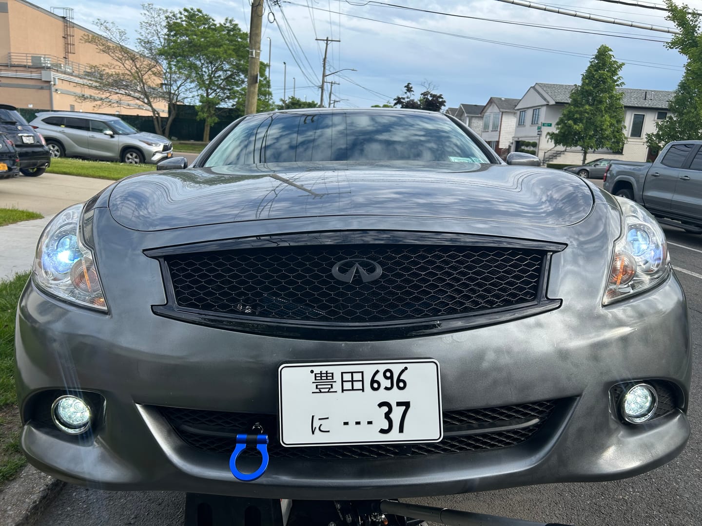 Customer photo review of Custom Japanese License Plate - Vanity & Magnetic Cover