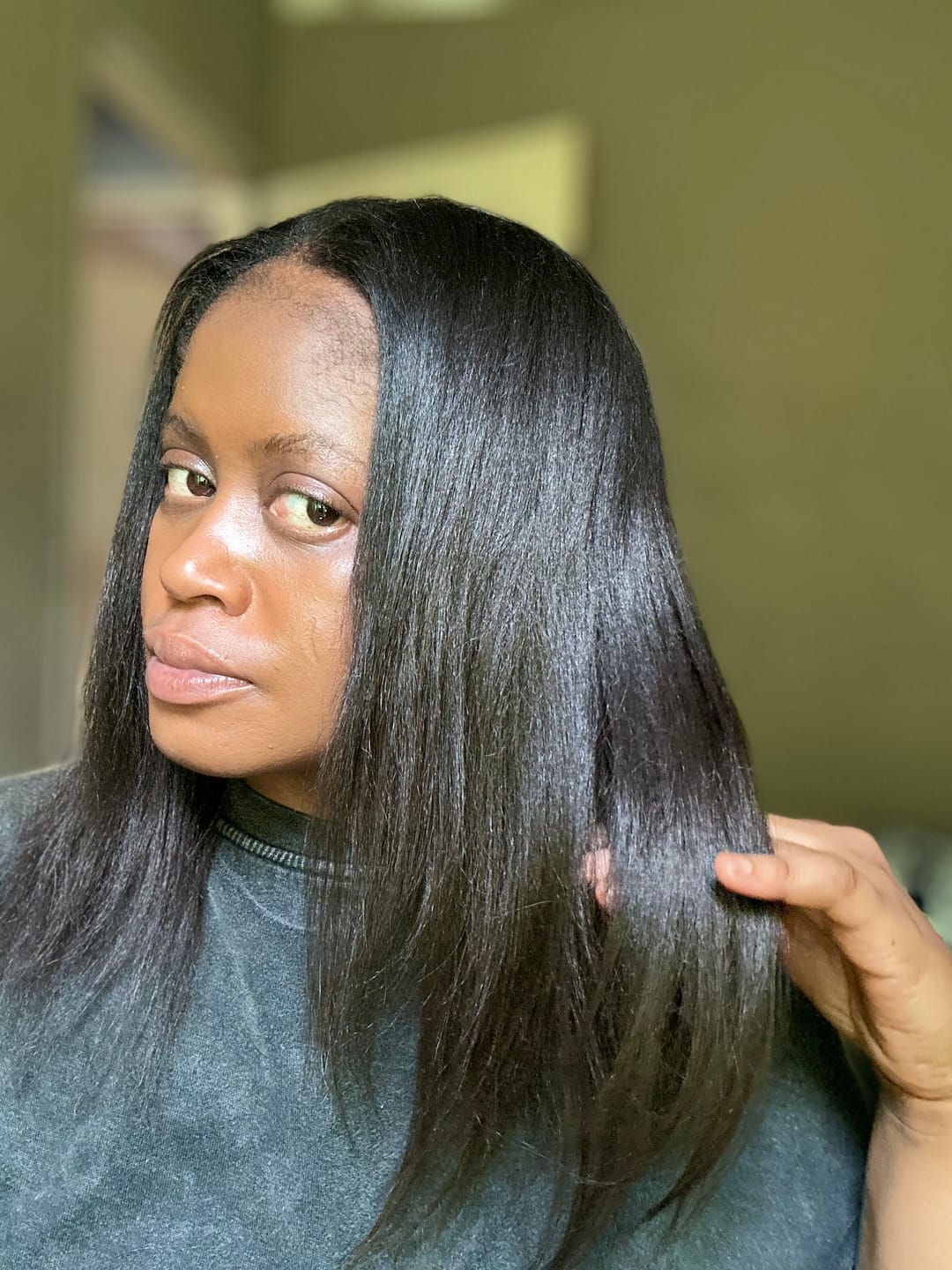 Customer photo review of K18 Leave In Molecular Hair Repair Mask - 50ml Hair Treatment