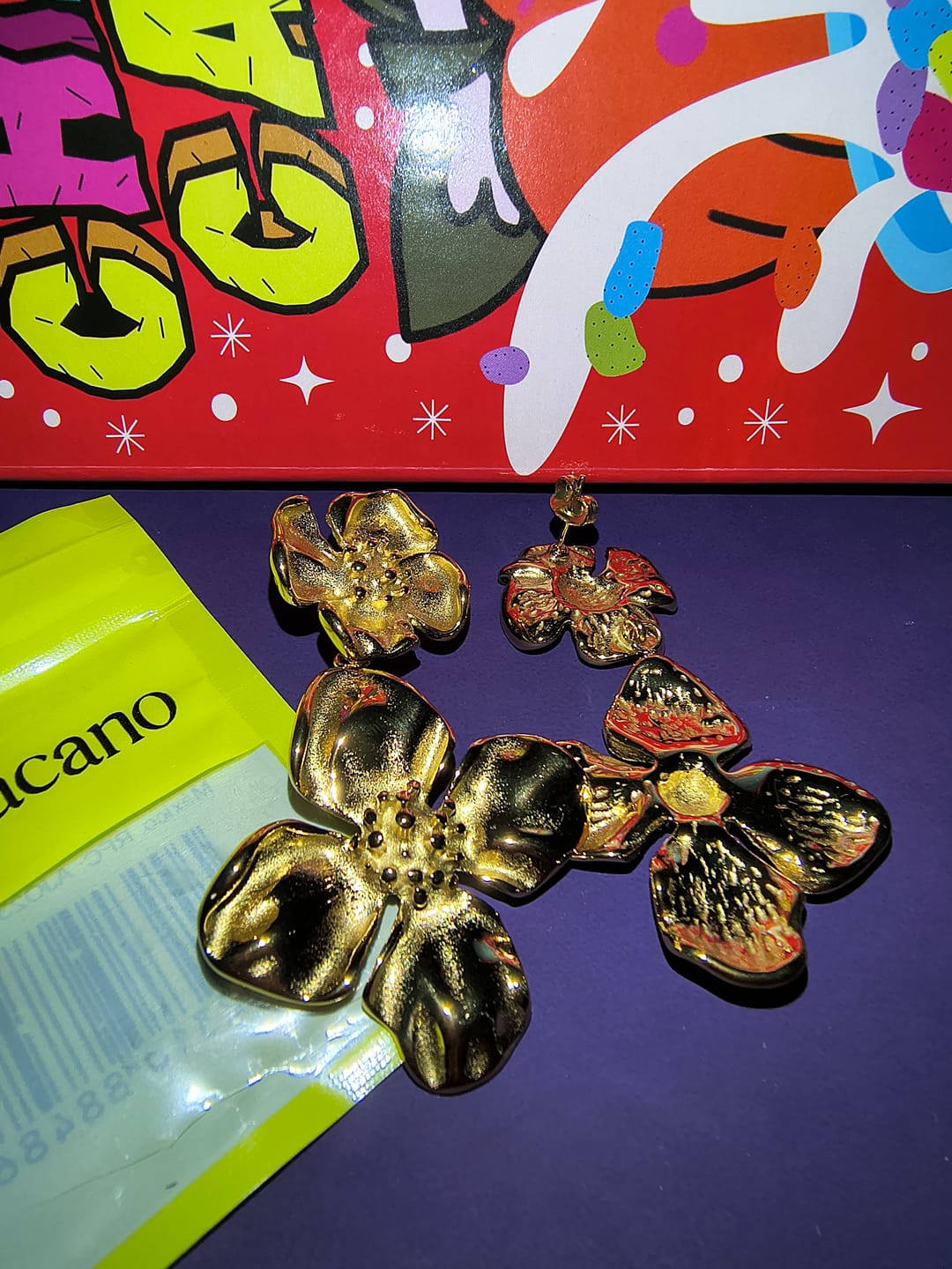 Customer photo review of Aretes Serendipia