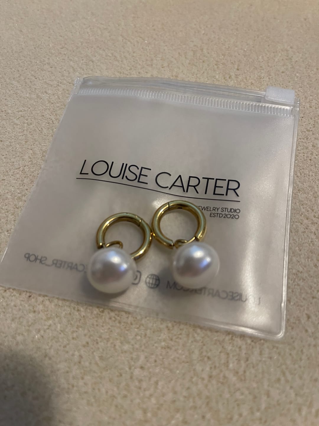 Customer photo review of Petalstone Earrings (Bundle)