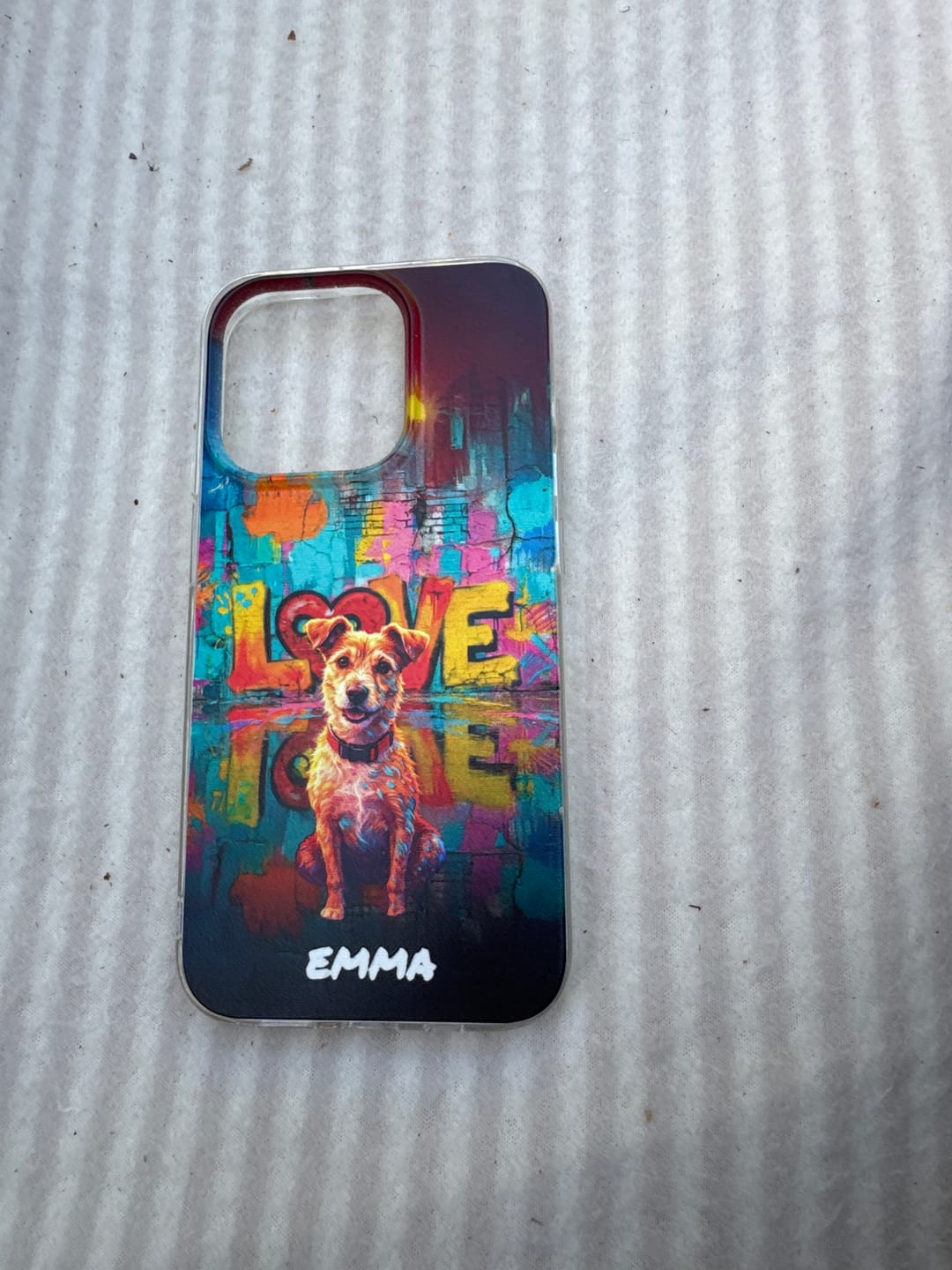 Customer photo review of Personalisierte Handyhülle - Streetart