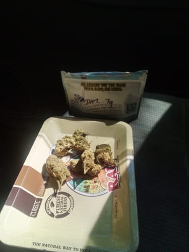 Customer photo review of Sharpiez THCA Flower