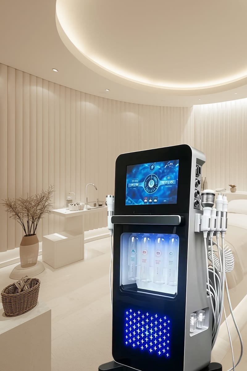 Customer photo review of 17 In 1 Hydra Skin Care System Facial Machine Elite