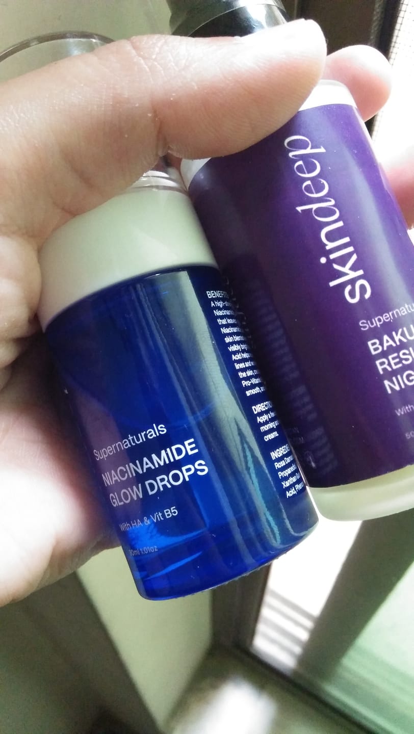 Customer photo review of NIACINAMIDE GLOW DROPS - with HA & Vit B5