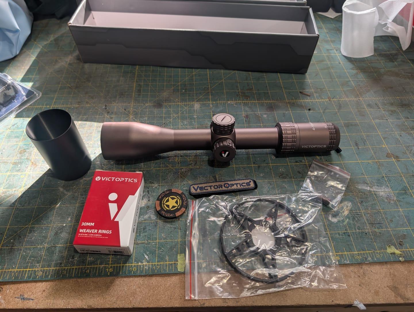 Customer photo review of Airgun Scope | VictOptics S4 4-16x44 SFP Coyote FDE .22LR Scope (OPSL26)