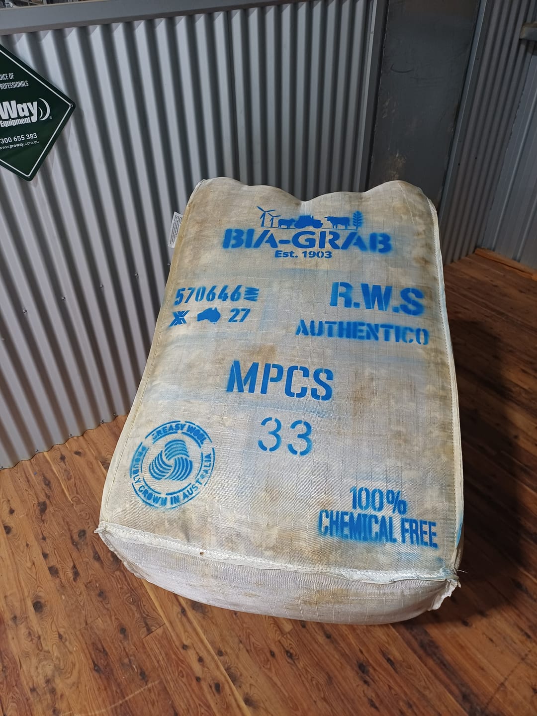 Customer photo review of Wool Class Wool Bale Stencil Set