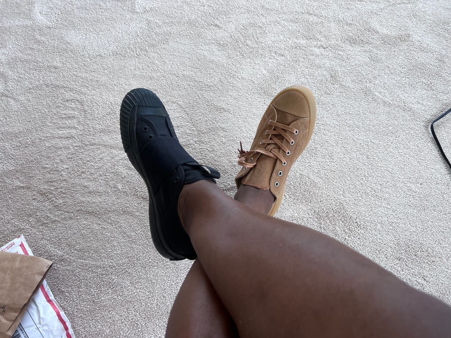 Customer photo review of All-American Crepe Low-Top Tobacco