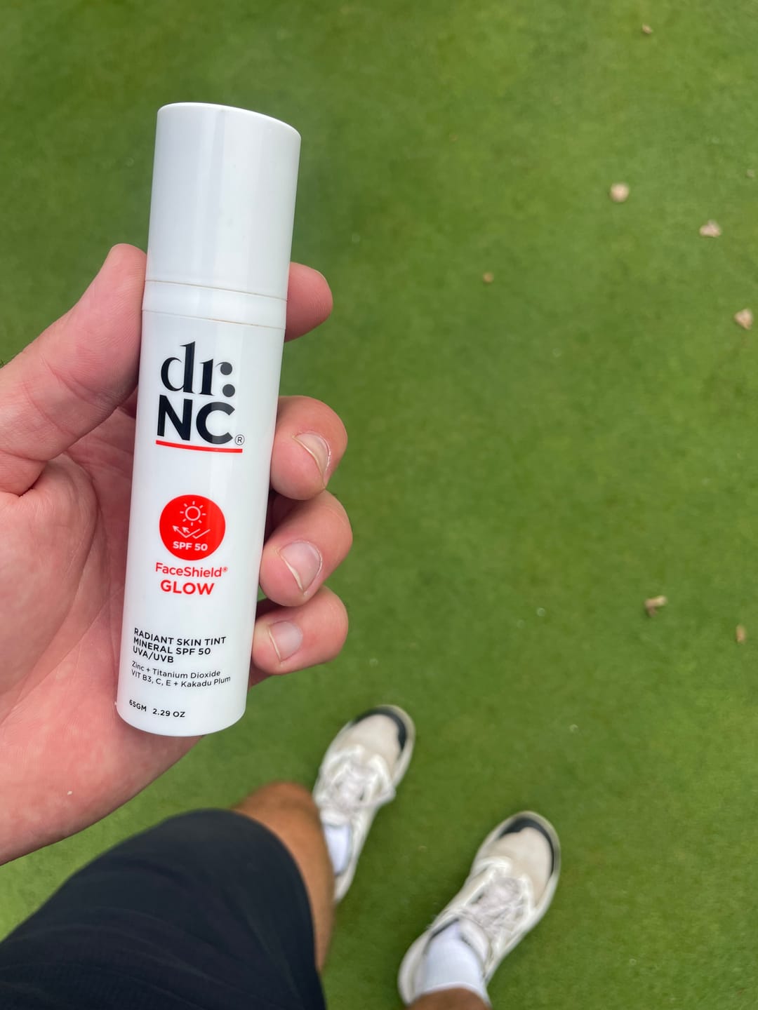 Customer photo review of drNC SHEERSHIELD® INVISIBLE SPF 50