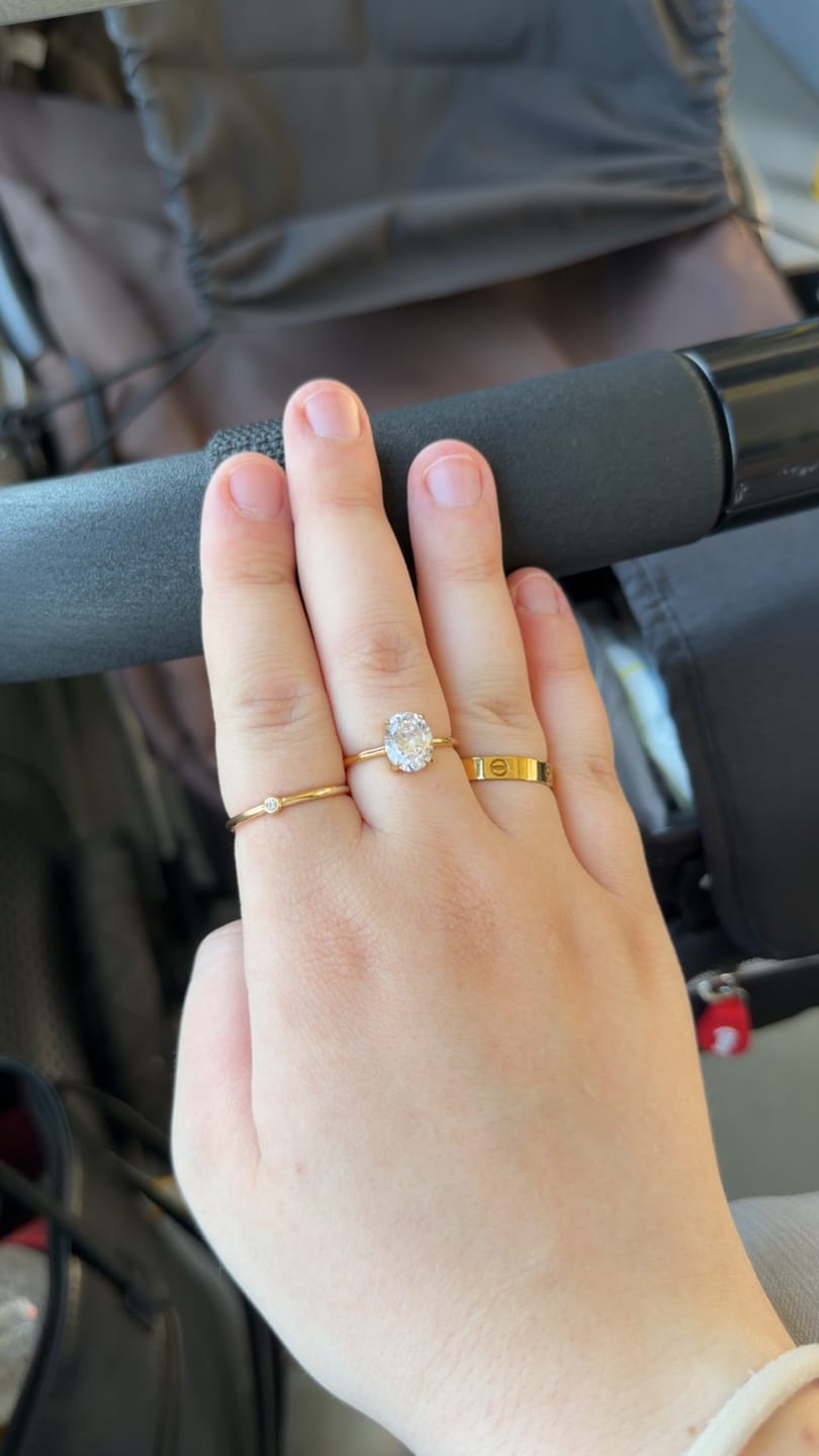 Customer photo review of Paola Ring | 18K vergoldet