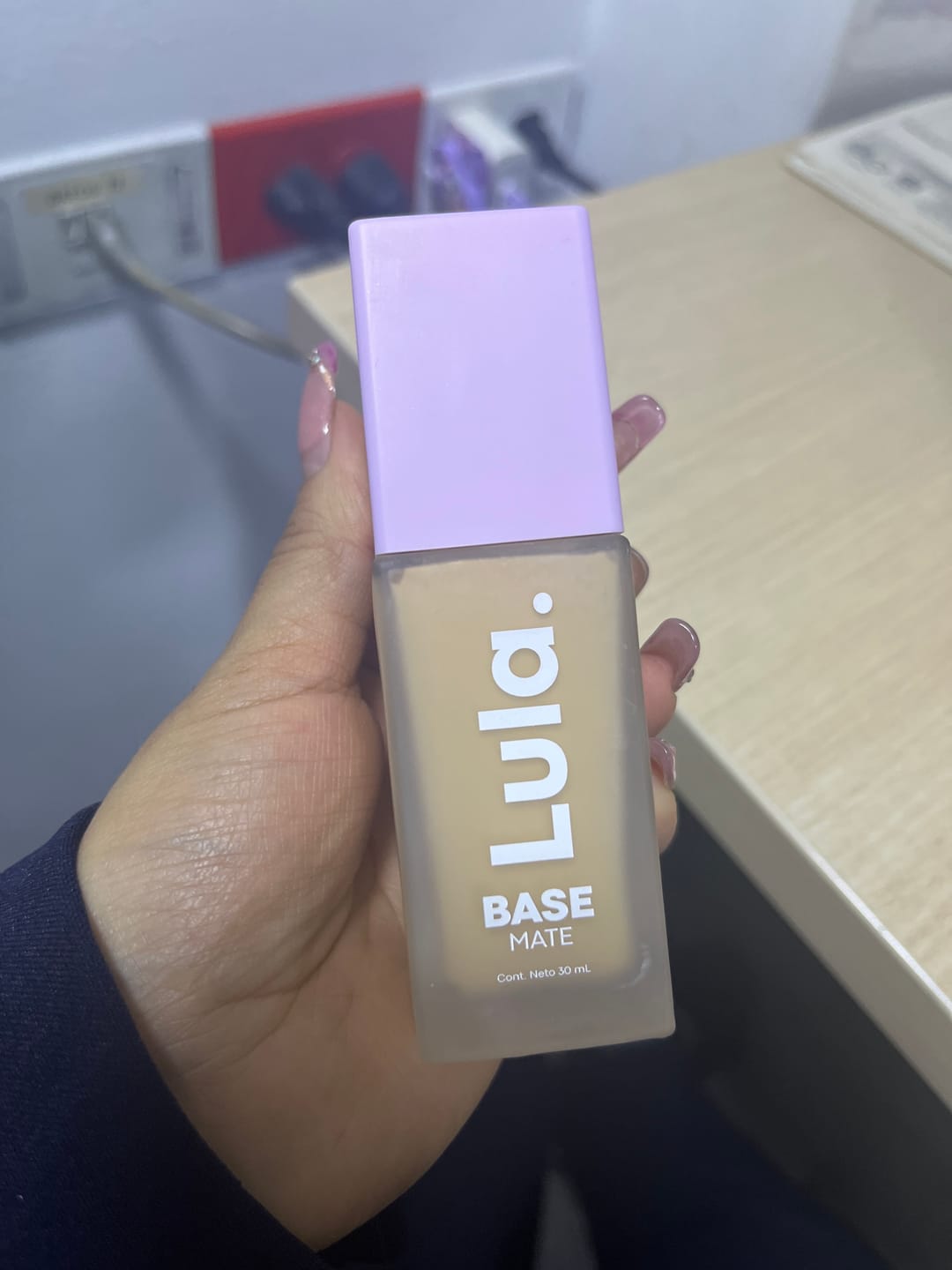Customer photo review of BASE LÍQUIDA MATE