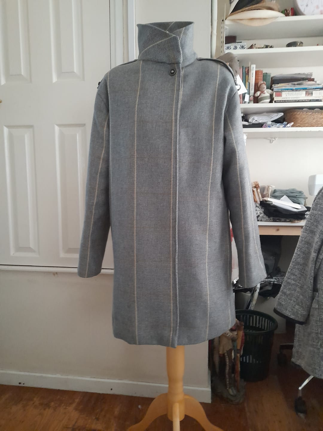 Customer photo review of Large Checkered Wool Touch Fabric