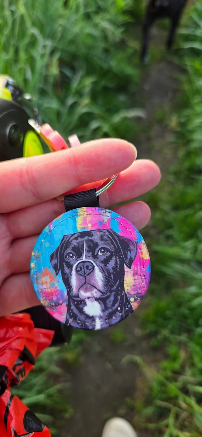Customer photo review of Personalisierter Schlüsselanhänger - Streetart