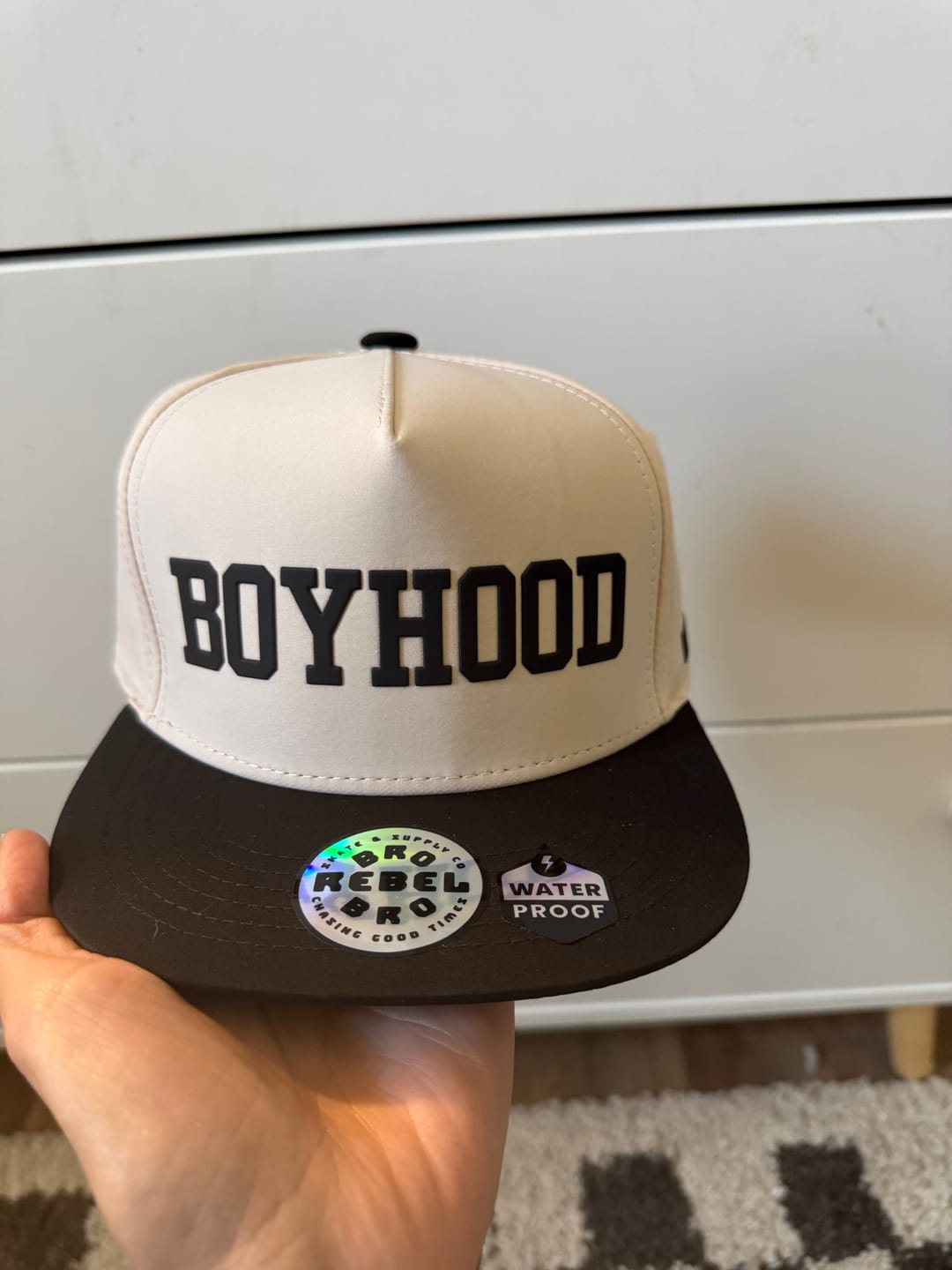 Customer photo review of Hydro Snapback in ‘BOYHOOD’