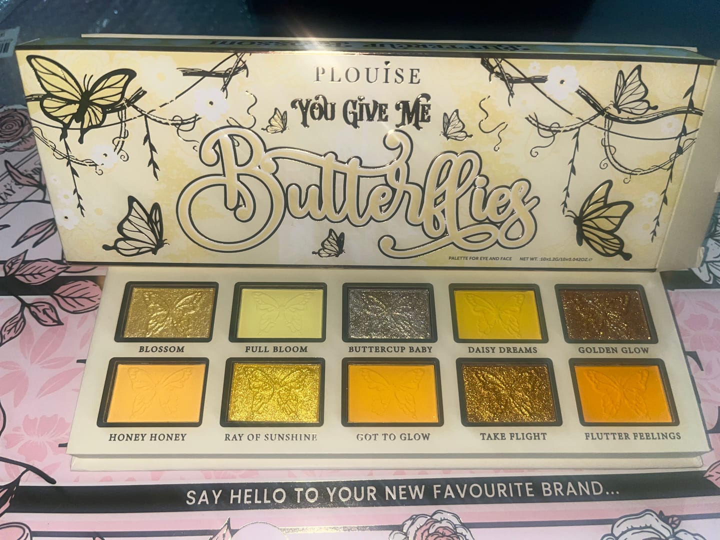 Customer photo review of You Give Me Butterflies Mini Eyeshadow Palette
