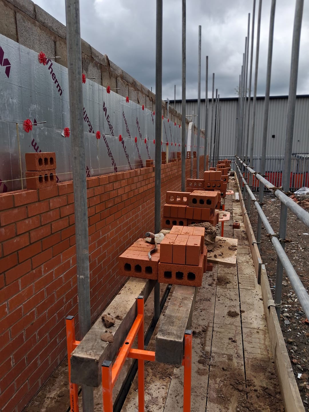 Customer photo review of Concrete Block Clamps 100-140mm (pair)