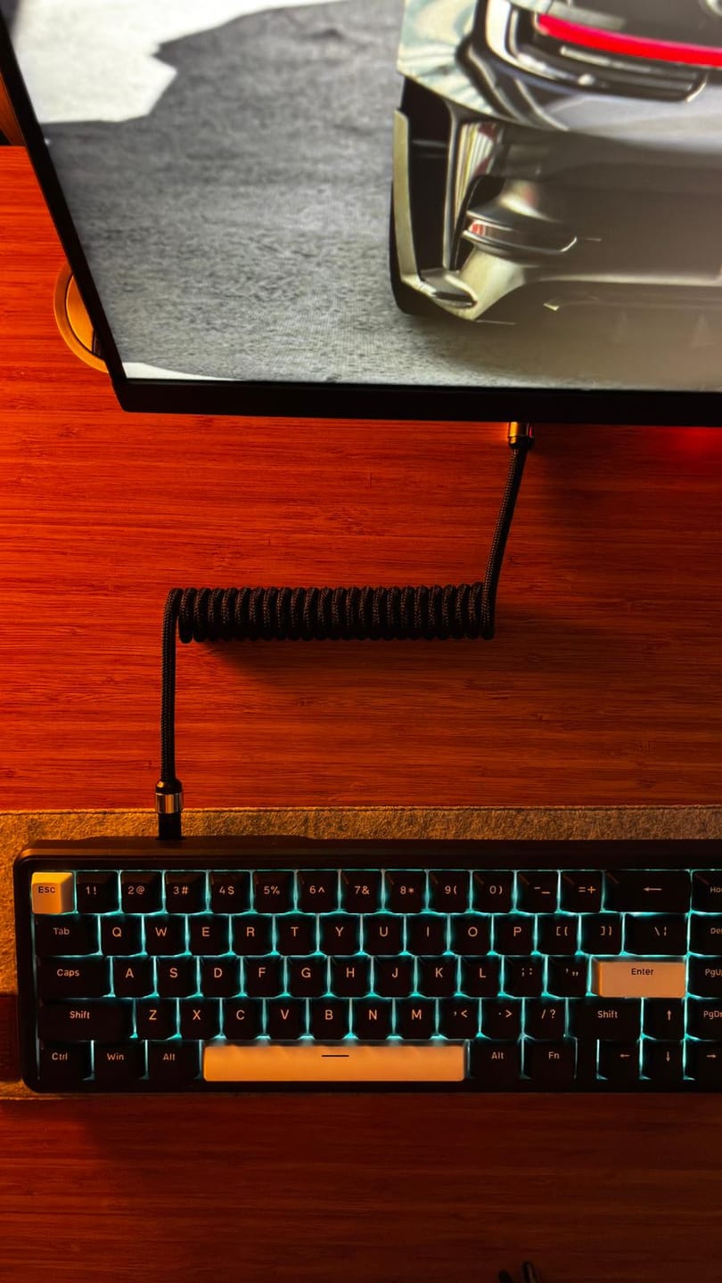 Customer photo review of Wraith Çift Yönlü Coiled Kablo
