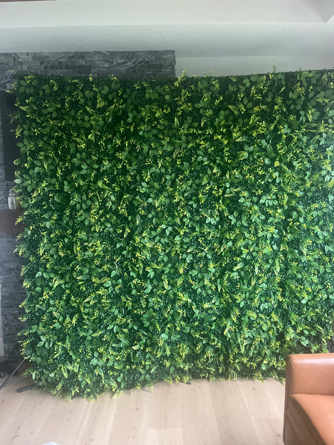 Customer photo review of 8*8ft Artificial Grass Wall Backdrop ALFWL151-Perfect for Weddings, Parties & Event Decor