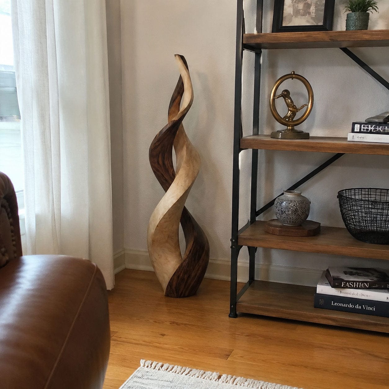 Customer photo review of Ascent | Wood Sculpture