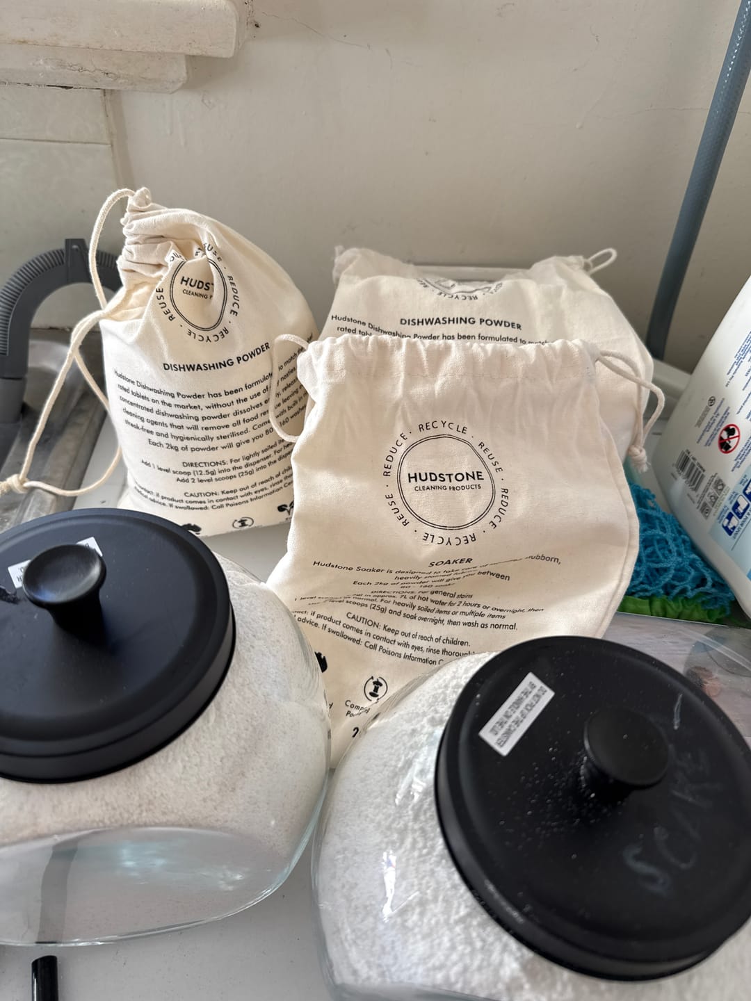Customer photo review of Hudstone Powder Pack (Free Shipping - Scoops included)