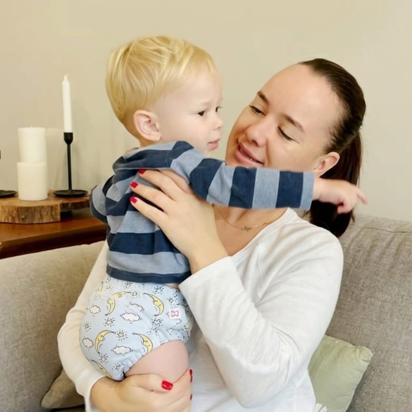 Customer photo review of Leakproof Potty Training Underwear - Our Body-Signal Learning Layer™ helps toddlers recognize when it’s time to go.