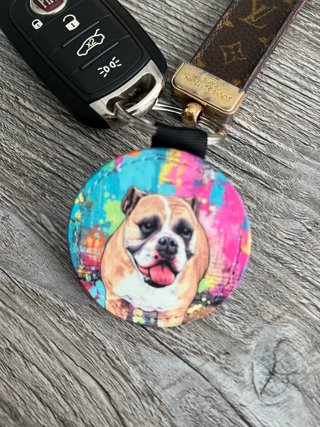 Customer photo review of Personalisierter Schlüsselanhänger - Streetart