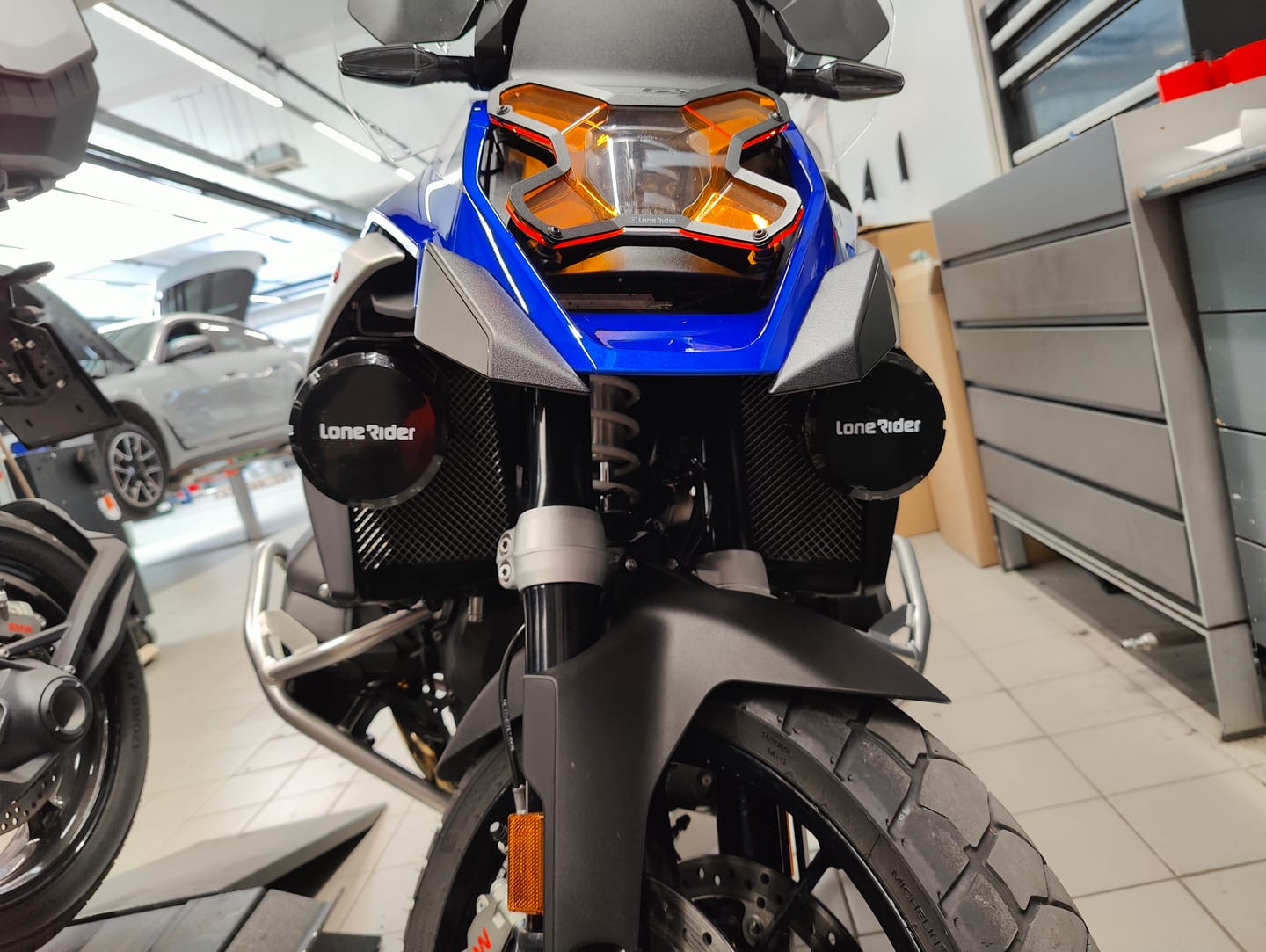 Customer photo review of Headlight Guard Kit for BMW R1300GS / R1300GS Adventure