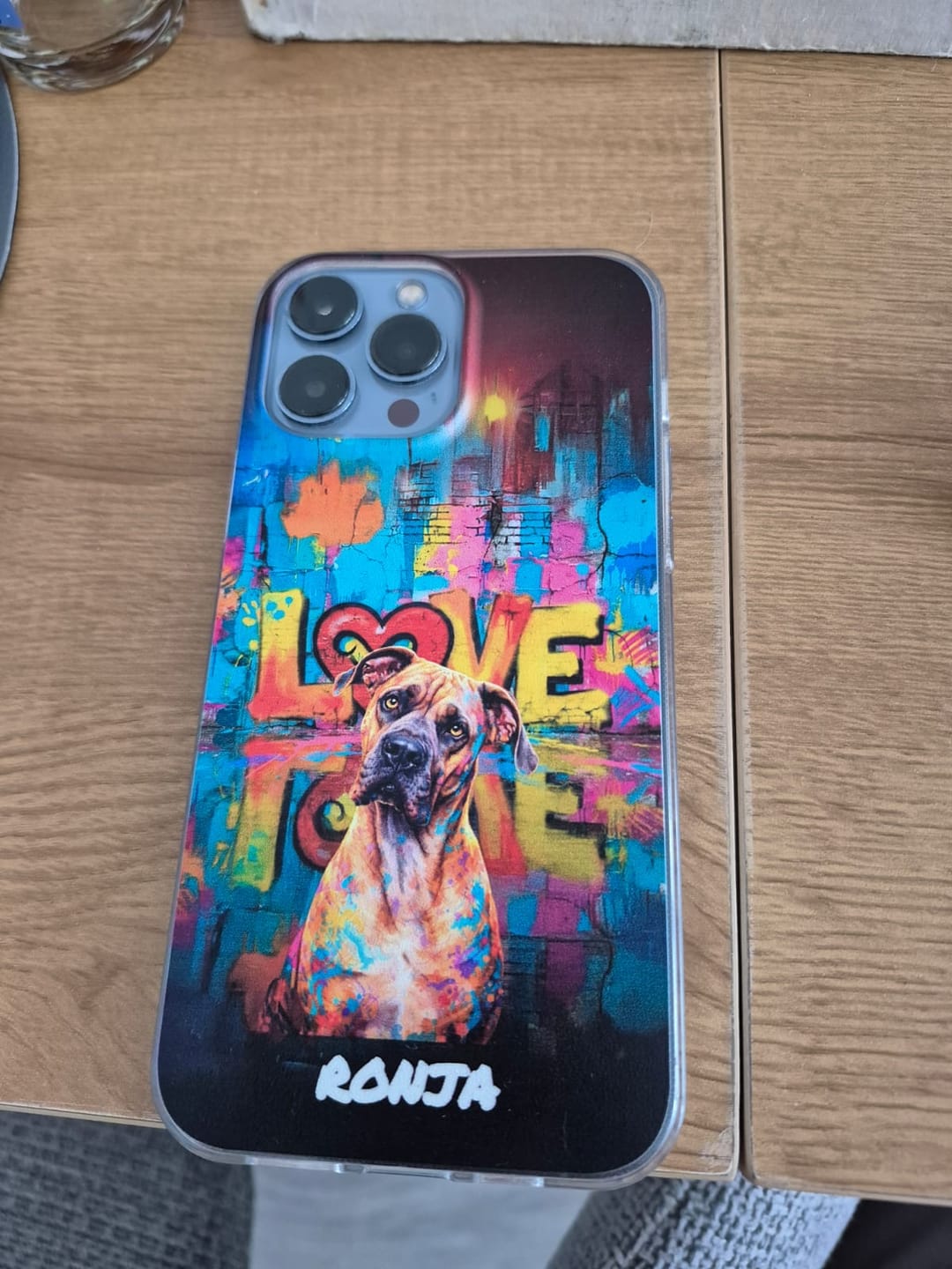 Customer photo review of Personalisierte Handyhülle - Streetart