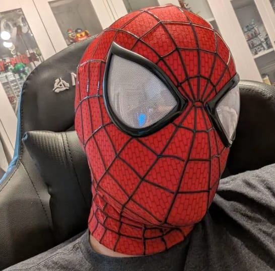 Customer photo review of The Amazing Spider-Man 2 Mask ( Cosplay Version)