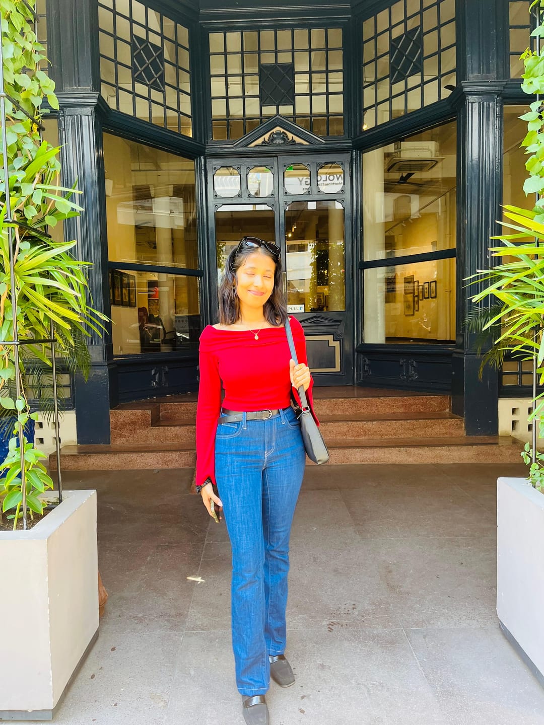 Customer photo review of True Love Off Shoulder Top
