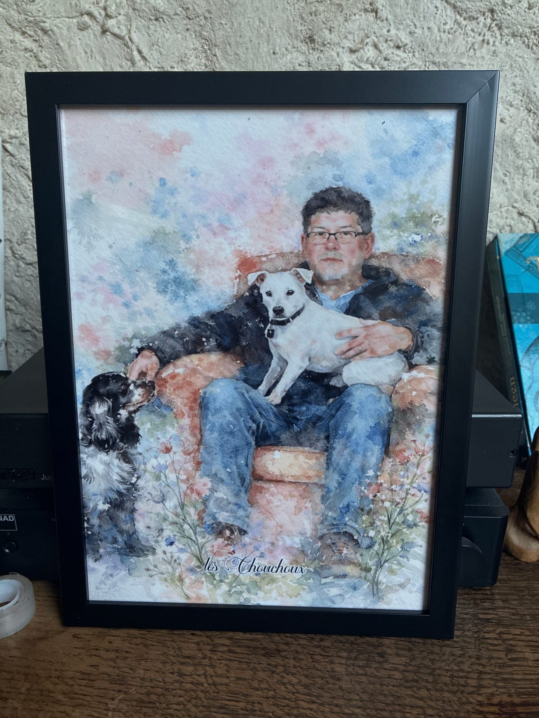 Customer photo review of Aquarelle - Poster personnalisé