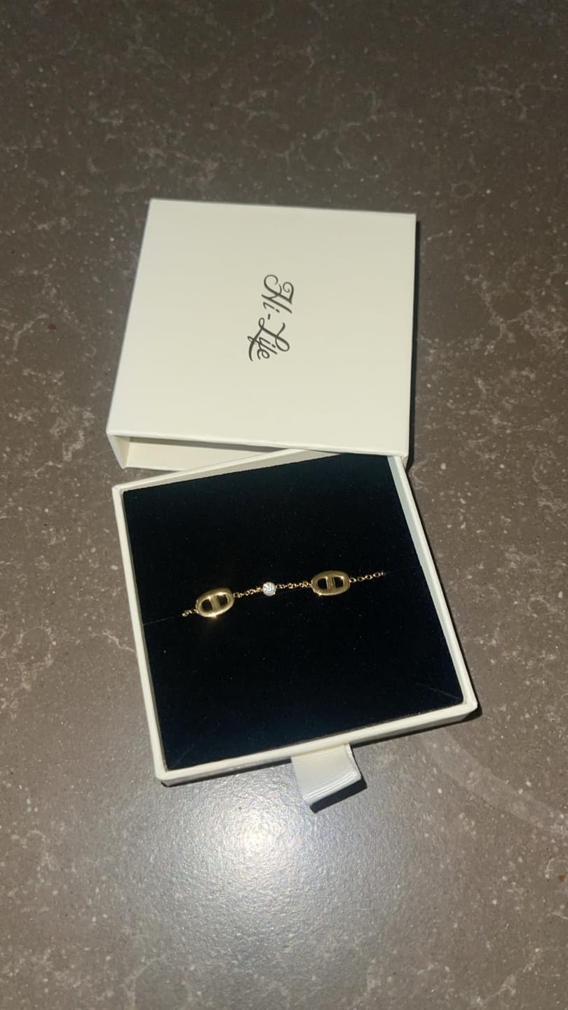 Customer photo review of Everlasting Deluxe Armband 14K Vergoldet