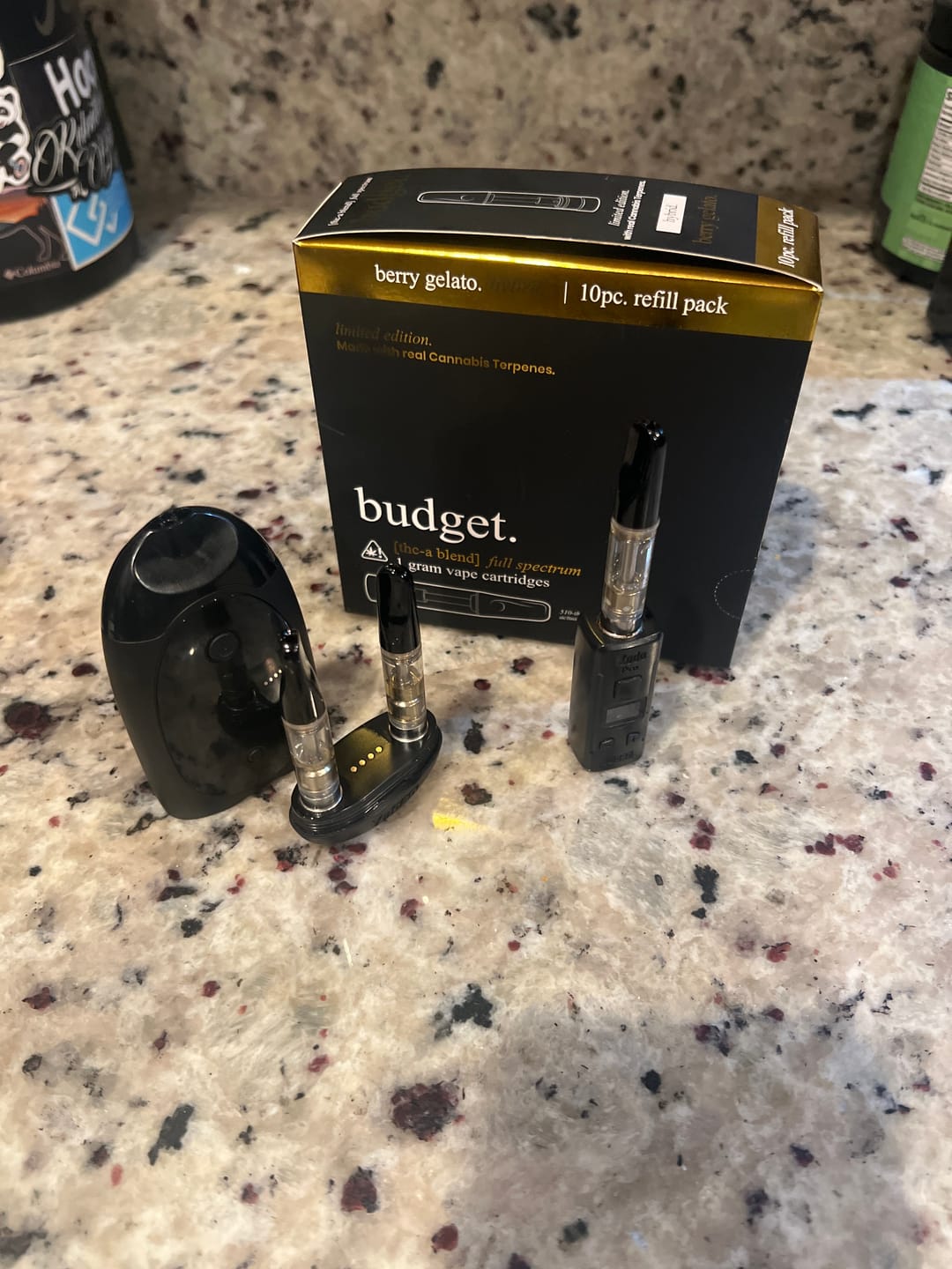 Customer photo review of 1 Gram THCA Full Spectrum Vape Cartridge | Berry Gelato - Hybrid