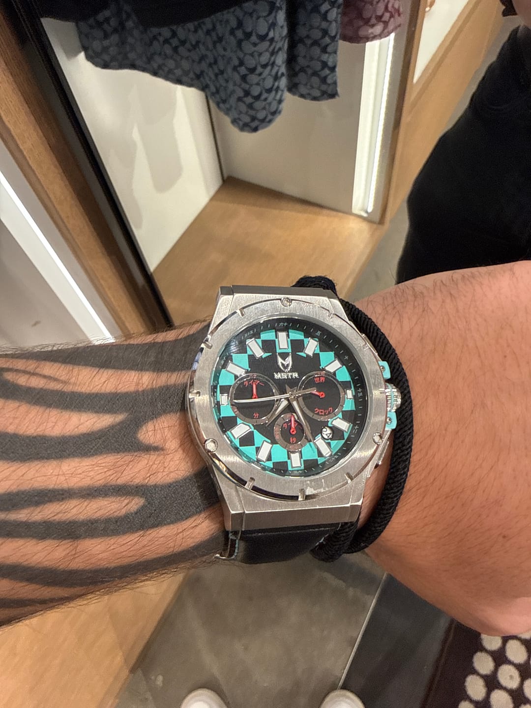 Customer photo review of AM291DS - DEMON SLAYER TANJIRO WATCH