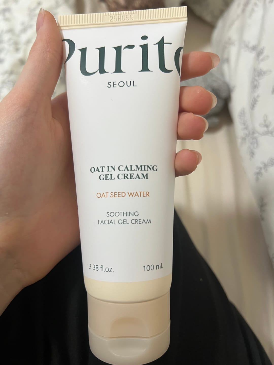 Customer photo review of Nomierinošs gelveida krēms ar pantenolu Purito Oat-In Calming Gel Cream