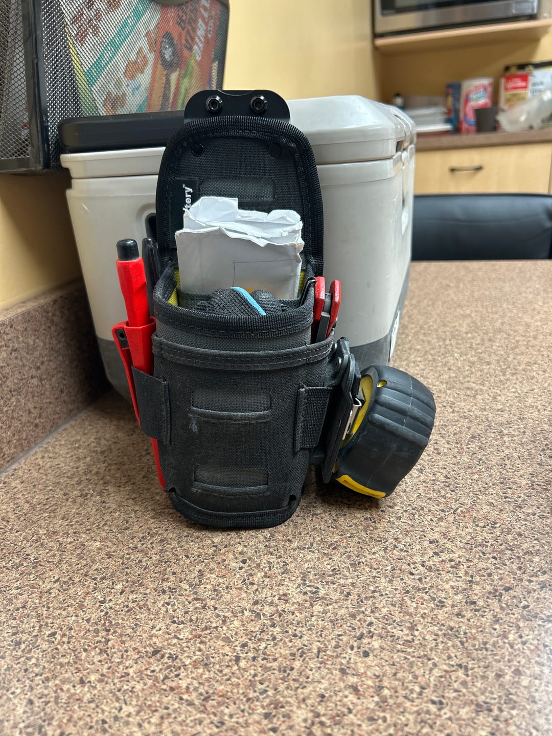 Customer photo review of ModPouch Mini | Clip-On Modular Tool Pouch