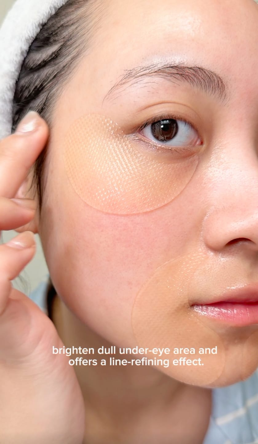 Customer photo review of Glutathione kojic acid eye patch Vita jelly