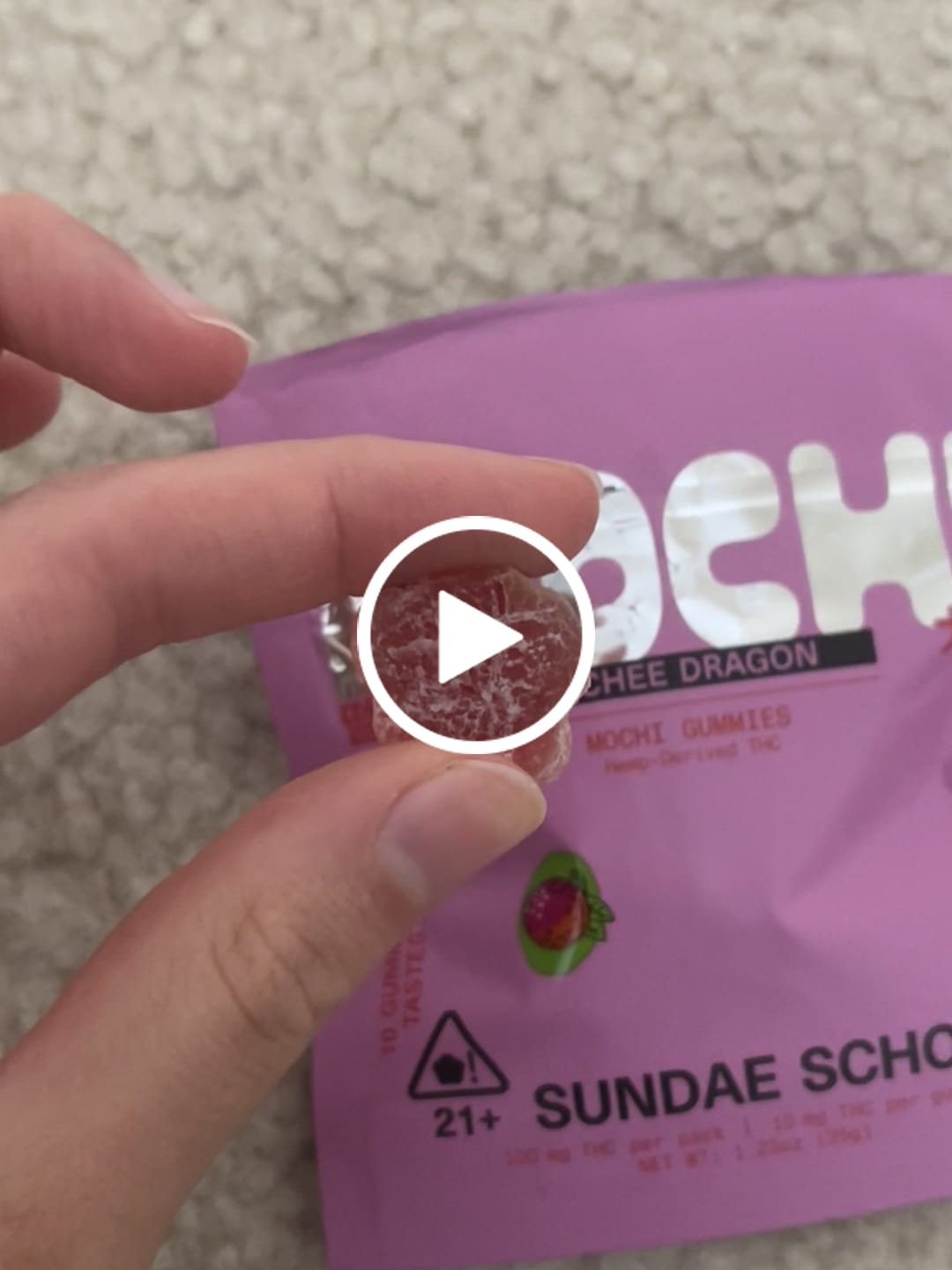 Customer video review of Lychee Dragon (10mg) Mini