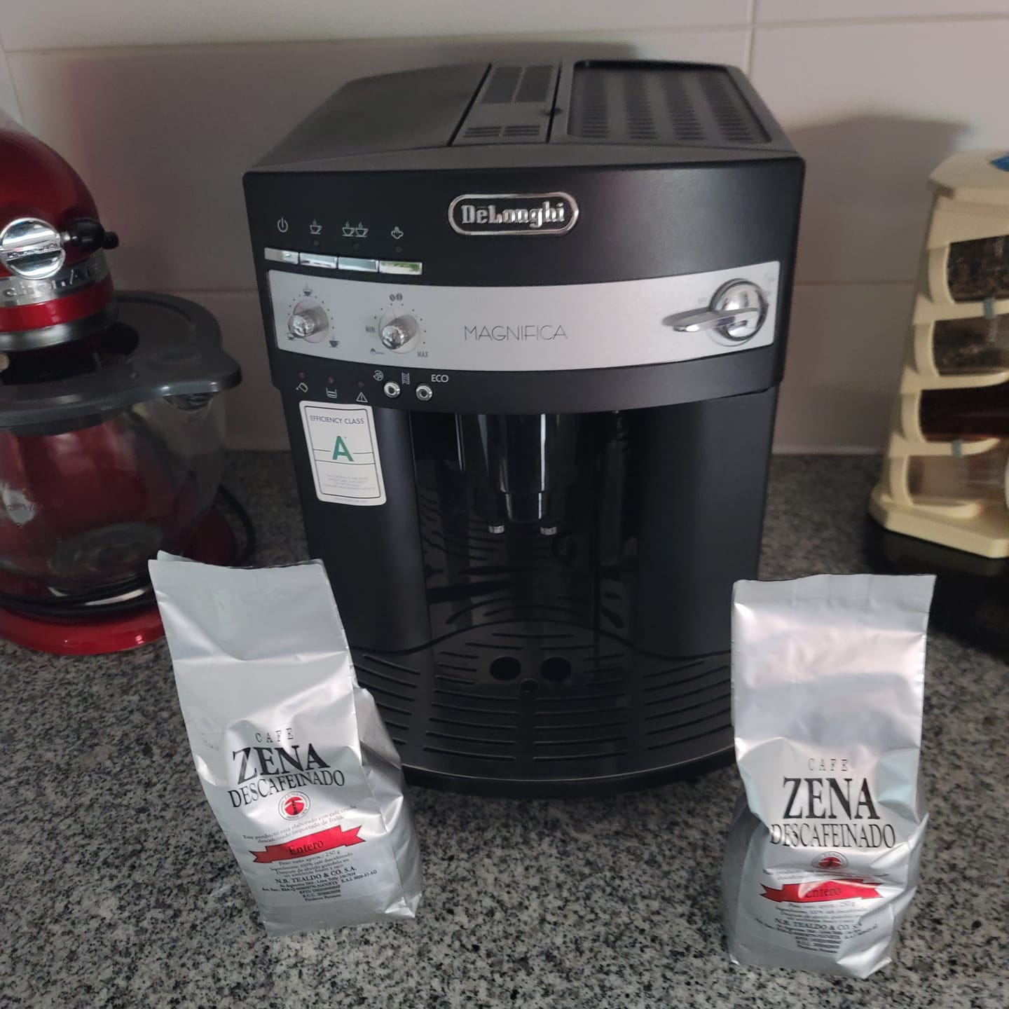 Customer photo review of Café Zena | Descafeinado grano entero