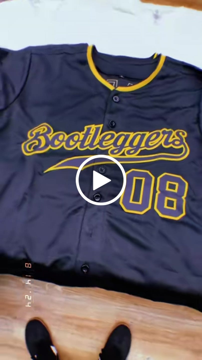 Customer video review of Custom Black Black-Old Gold Authentic Baseball Jersey