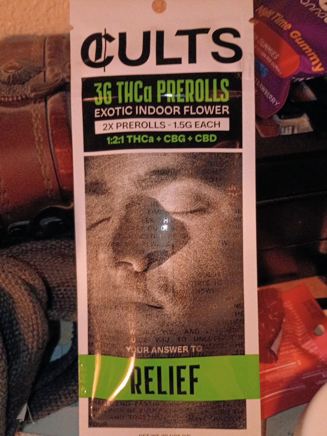 Customer photo review of 3G THCA Effects Pre-Rolls (2 Pack)
