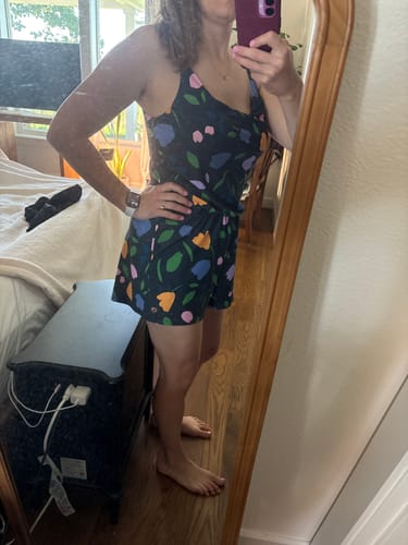 Customer photo review of rue swim romper