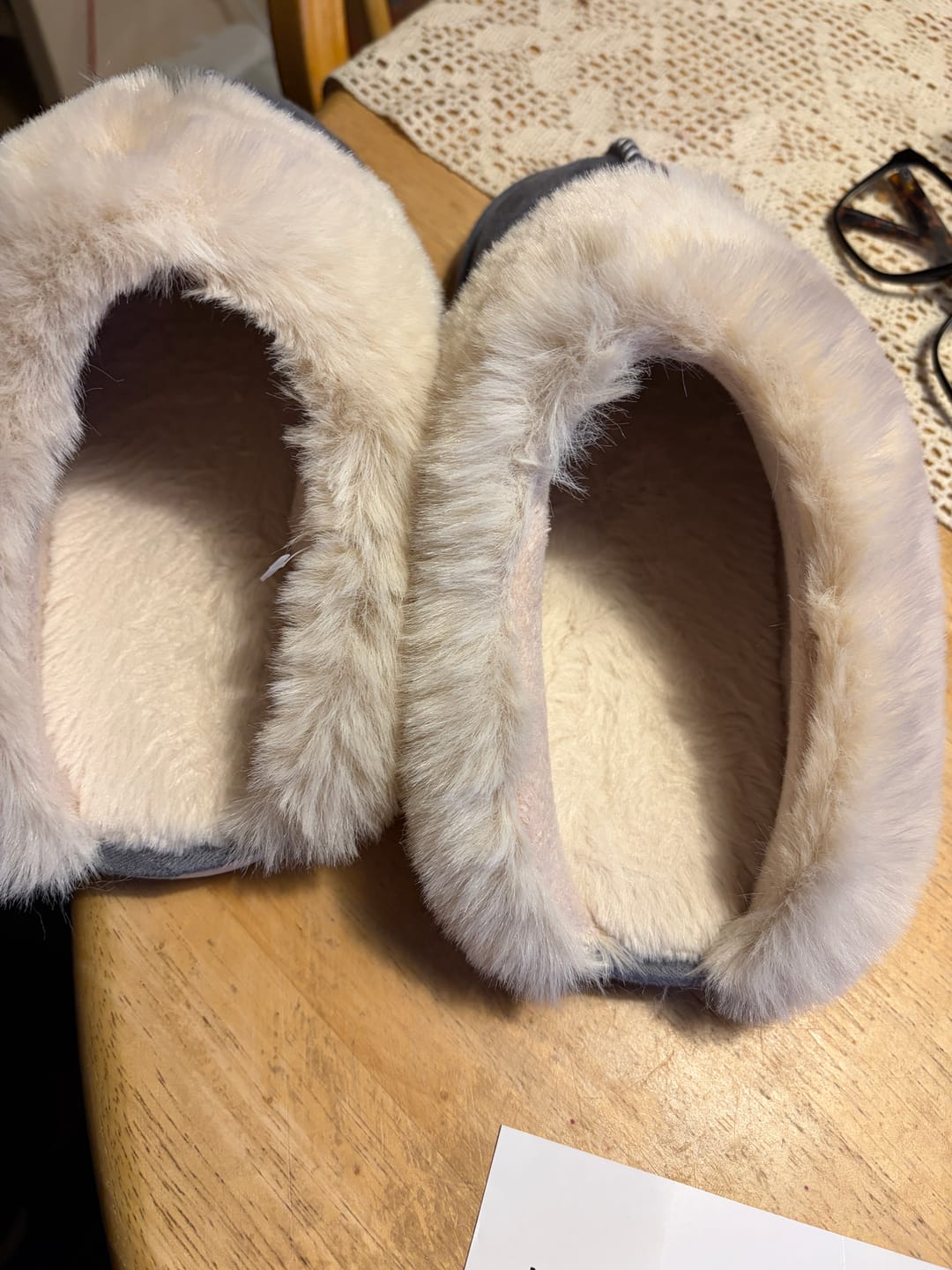 Customer photo review of Nordic Comfy Slippers